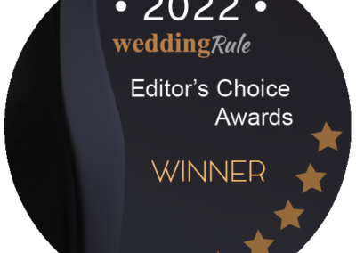 2022 Wedding Rule Editors choice awards winner