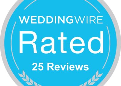 Wedding Wire Rated 25 reviews